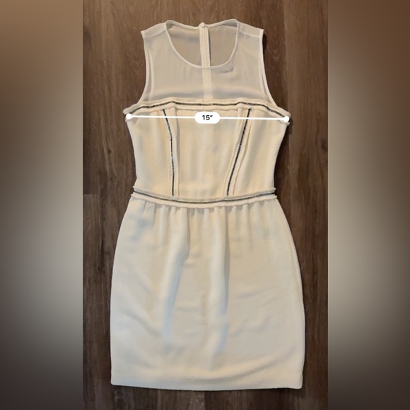 Sandro Rapprochement Dress in White - Picture 6 of 15